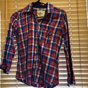 Holister Plaid Button Down
